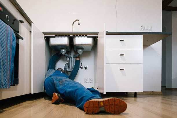 Professional Leak Detection technician working in Westfield, IN